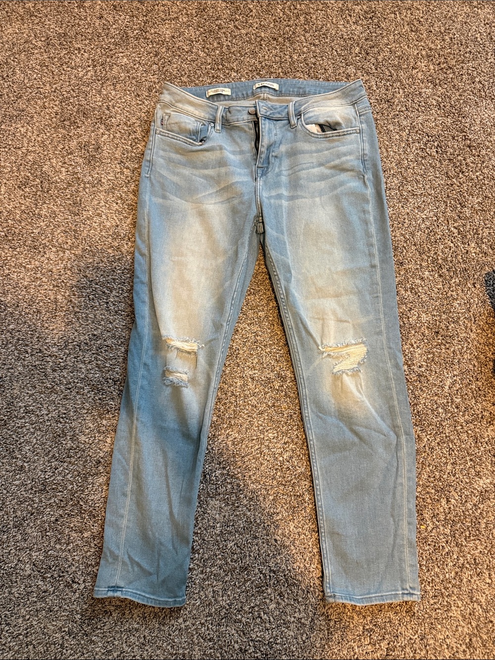 Vigoss Light Blue Distressed Skinny Jeans